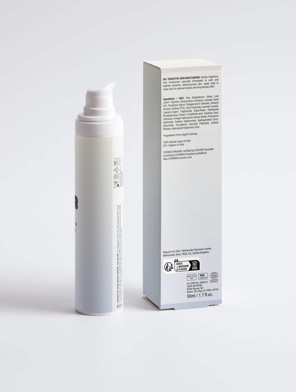 Sensitive Skin Moisturiser, Fragrance Free